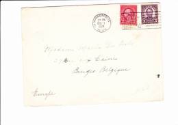 A1577     LETTER TO BELGUIM  1928 - Poststempel