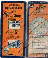 Carte Géographique MICHELIN - N° 082 PAU - TOULOUSE  N ° 1012 3628 - Roadmaps