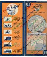 Carte Géographique MICHELIN - N° 083 CARCASSONNE - NIMES (sans Numero) - Roadmaps