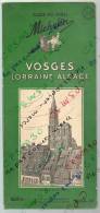 Guide Régional Michelin - VOSGES - LORRAINE - ALSACE 1954-55 - Michelin (guides)