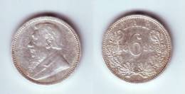 South Africa ZAR 6 Pence 1893 - Sudáfrica