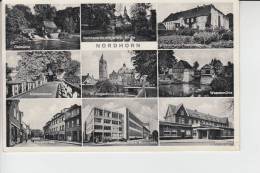 4460 NORDHORN, Mehrbildkarte, 50-er Jahre, - Nordhorn
