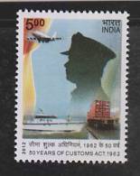 INDIA  2012 -  50 YEARS OF CUSTOMS ACT  #  42572   Indien Inde - Neufs