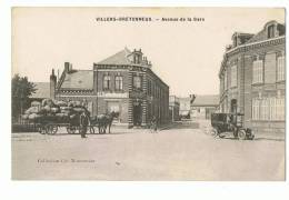 CP VILLERS BRETONNEUX  AVENUE DE LA GARE - ECRITE EN 1916 - Villers Bretonneux