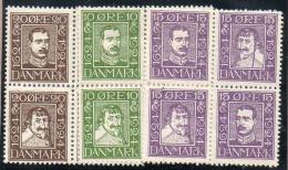 DANEMARK : TP N° 153/164 * - Unused Stamps