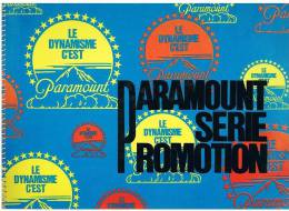 [PUBLICITE]  PARAMOUNT  SERIE PROMOTION - LE DYNAMISME C'EST PARAMOUNT - ANNEES 60 - Cinéma/Télévision