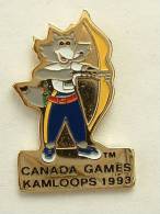 PIN'S TIR A L´ARC - CANADA GAMES KAMLOOPS 1993 - Tiro Al Arco