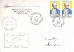 8993  MARION DUFRESNE - KERGUELEN - Cartas & Documentos