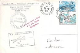 8995  MARION DUFRESNE - BAIE LAROSE KER - CROZET - Cartas & Documentos