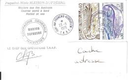 8999  MARION DUFRESNE - KERGUELEN - Cartas & Documentos