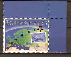 GIBRALTAR - "50º ANIV. PRIMER SELLO EUROPA-CEPT" - SERIE De 1 V. DENTADO (PERFORATED) - 2005