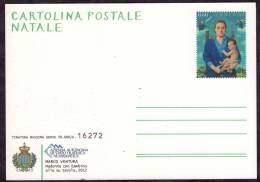 2012 San Marino, Cartolina Postale Natale 2012 Nuova (**) - Interi Postali