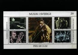 SWEDEN/SVERIGE - 1983  MUSIC IN SWEDEN  MS   MINT NH - Hojas Bloque