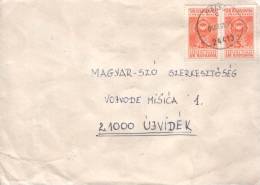 CVR FRANKING WITH PAIR OF  FISCAL STAMPS !! - Cartas & Documentos