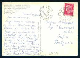 114516  MENTON  , PLAGE BUS 1969  - Marianne Of Cheffer - France Frankreich Francia POSTCARD - 1967-1970 Marianne (Cheffer)