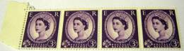 Great Britain 1952 Queen Elizabeth II 3d X 4 - Mint - Ungebraucht