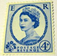 Great Britain 1952 Queen Elizabeth II 4d - Mint - Neufs