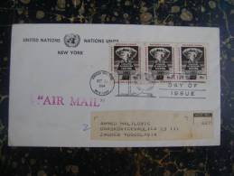 Nations Unies-air Mail-Croatia-1964   (1860) - Covers & Documents