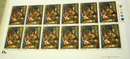 Great Britain 1967 Christmas The Adoration Of The Shepherds 3d X 12 - Mint - Ongebruikt