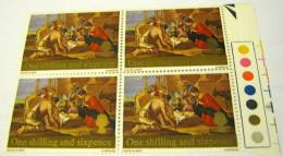 Great Britain 1967 Christmas The Adoration Of The Shepherds 1s6d X 4 - Mint - Nuevos