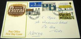 Great Britain 1970 FDC Rural British Architecture Newport Monmouth - 1952-71 Ediciones Pre-Decimales