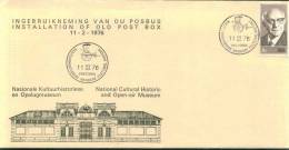 Installation Of Old Post Box, National Cultural Historic And Open-air Museum , Cycling  , South Africa FDC 1976 - Brieven En Documenten