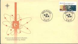 Nuclear Energy , Uranium Development 25 Years Atom   , South Africa FDC 1977 - Covers & Documents