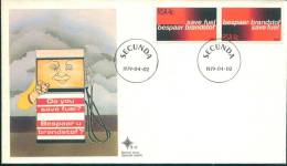Save Fuel  , Michel 554/5  , South Africa FDC 1978 - Lettres & Documents