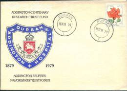 Addington Hospital Centenary Research Trust Fund , Flower , South Africa FDC 1979 - Lettres & Documents