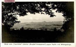 AK Zinnwald: Blick Vom Tannhübel Gg Teplitz/Teplice, Berghof Ausspanne, Gel 1938 - Altenberg