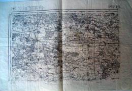 PROVINS  1902 1/80000   54x34,5 - Topographische Karten