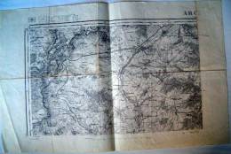 ARCIS   1901 1/80000   54x34,5 - Carte Topografiche