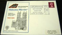 Great Britain 1970 50th Anniversary Of The Burial Of The Unknown Soldier - 1952-71 Ediciones Pre-Decimales