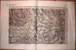 BAR LE DUC  1913  1/80000   54x34,5 - Mapas Topográficas