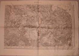 MEZIERES S.E  1913  1/50000  74,5x53 - Carte Topografiche