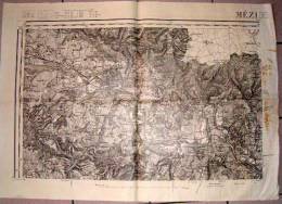 MEZIERES  1913  1/50000  74,5x53 - Cartes Topographiques