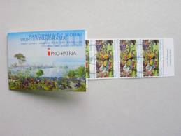 Schweiz 2159, 2161 MH0-159 Oo Booklet 0-159 Oo Used, „Pro Patria“: Das Murtenpanorama - Postzegelboekjes