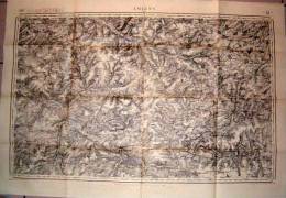 AMIENS  1902  1/80000  90x63 - Mapas Topográficas