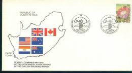 7th Combined Meeting Of The Orthopaedic Associations , The English Speaking World  , South Africa FDC 1982 - Lettres & Documents