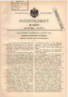 Original Patentschrift - A. Austerlitz In Györ , Ungarn , 1906 , Maschine Für Ölkuchen , Kuchen !!! - Machines