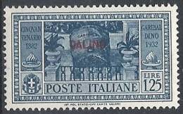 1932 EGEO CALINO GARIBALDI 1,25 LIRE MH * - RR10902 - Aegean (Calino)
