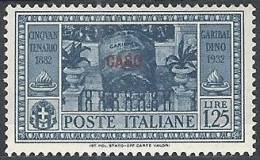 1932 EGEO CASO GARIBALDI 1,25 LIRE MH * - RR10903 - Egeo (Caso)