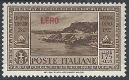 1932 EGEO LERO GARIBALDI 1,75 LIRE MH * - RR10905 - Ägäis (Lero)