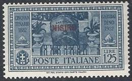 1932 EGEO NISIRO GARIBALDI 1,25 LIRE MH * - RR10907 - Aegean (Nisiro)