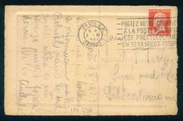 114534 PARIS PANTHEON , 1927 FLAME Portez Votre Courrier A La Poste Des Qu´il Est- Pasteur -  France Frankreich Fr - 1922-26 Pasteur