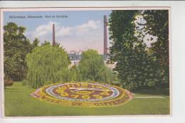 L 4500 DIFFERDINGEN / DIFFERDANGE, Blumenuhr/Horloge Fleurie/Bloem Klok, Parc De Gerlache 1934 - Differdange