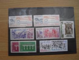 EUROPA ANDORRE ENTRE 1981 ET 1987   COTE 88.5 EUROS - Used Stamps