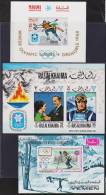 MANAMA+RAS AL KHAIMA+YEMEN Olympic  GRENOBLE 1968  3 BLOCS**MNH   Yvert  N°?   Réf  2076 - Hiver 1968: Grenoble