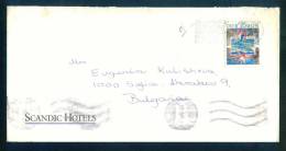 115003 Cover Lettre Brief  1990 SCANDIC HOTELS - FLAMME , NARVIK MILITARY SHIP FLAMME Norway Norvege Norweege - Lettres & Documents