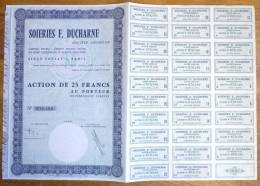 ACTION SOIRIES F. DUCHARNE  1963 - Industrie